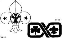 A coloring page of logos worldwide